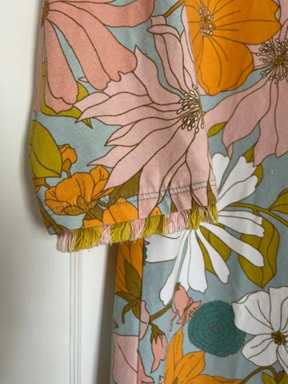 Spartina 449 Island Fringe Shift Dress | Size Medium - Picture 3 of 10